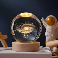 3D Crystal LED Lamp Ball – Assorted Design with Elegant Decorative Light (Pack of 1 , 450gms)